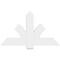 Ekena Millwork Redmond Architectural Grade PVC Gable Bracket, 48"W x 28"H x 2"D x 6"F, 14/12 Pitch GBP048X28X0206RED00 - alternate 4
